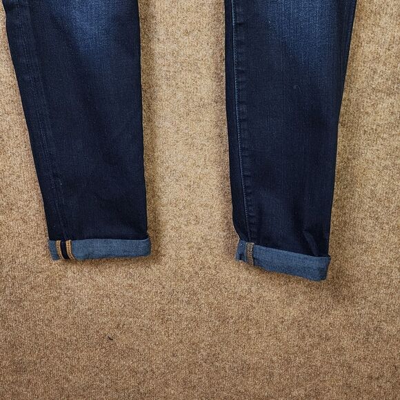 Lucky Brand Women Lolita Skinny Cuffed Jeans Dark Wash Low Rise Size 2/26R - Picture 3 of 11